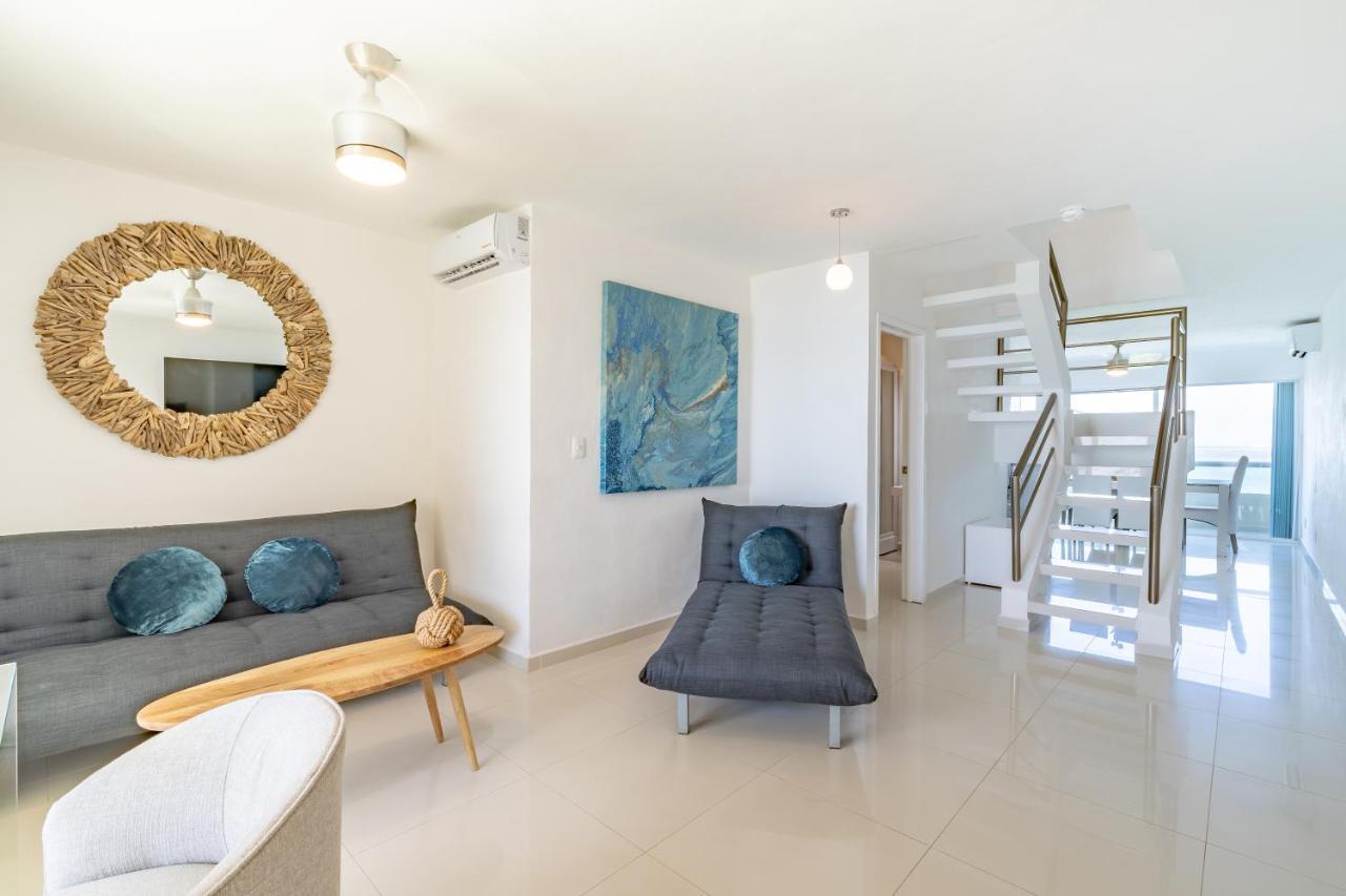 Ocean View Three Bedroom, Three Story Penthouse By The Beach Cancún Extérieur photo