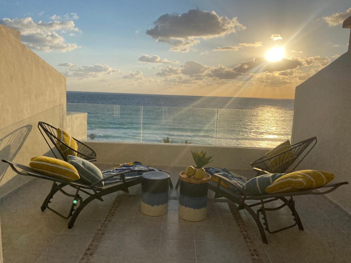 Ocean View Three Bedroom, Three Story Penthouse By The Beach Cancún Extérieur photo